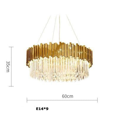 Aleta - Modern Glass Crystal Chandelier