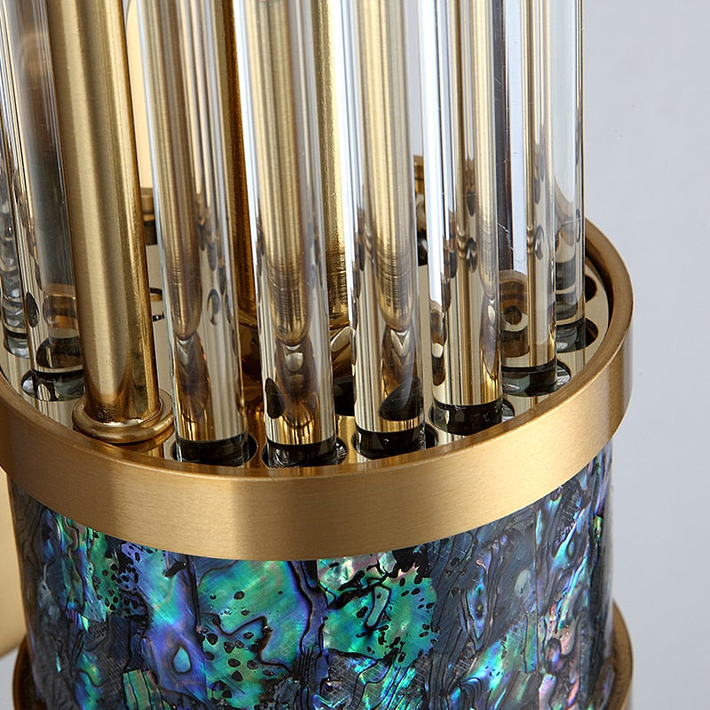Glass Crystal Wall Sconce