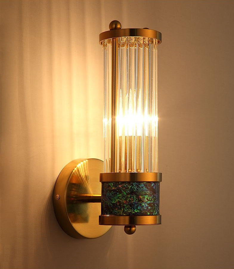 illuminated Glass Crystal Wall Light