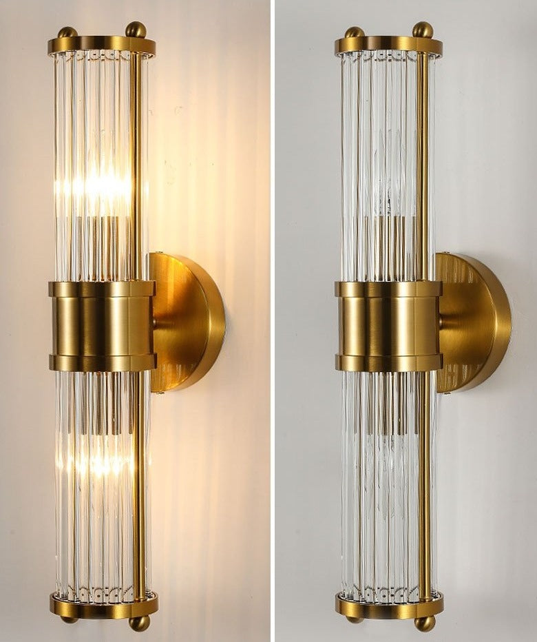 Glass Crystal Wall Sconce