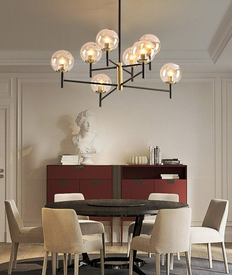 Modern Modern Nordic Multi-Bulb Chandelier for Dinging Room