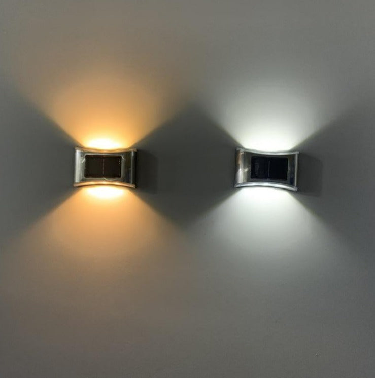 Luces solares LED de pared para exteriores