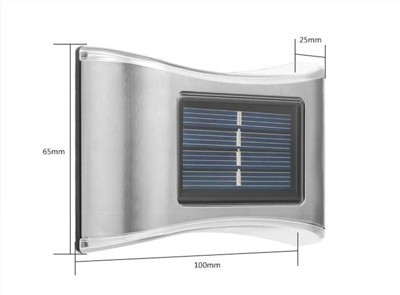 Luces solares LED de pared para exteriores