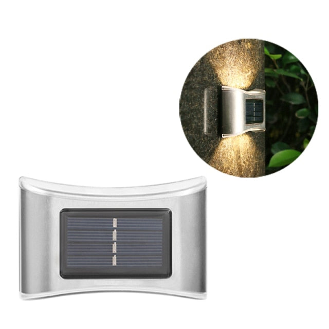 Luces solares LED de pared para exteriores