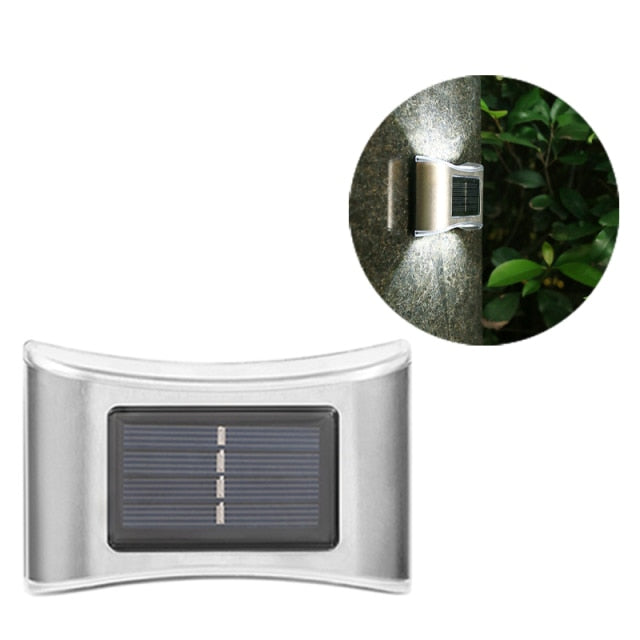 Luces solares LED de pared para exteriores