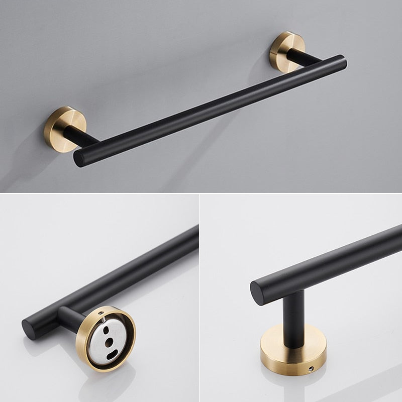 Towel bar for modern bathrooms