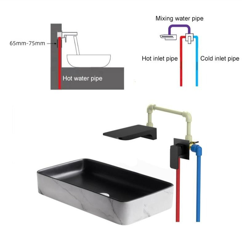 Modern Wall Mounted Faucet