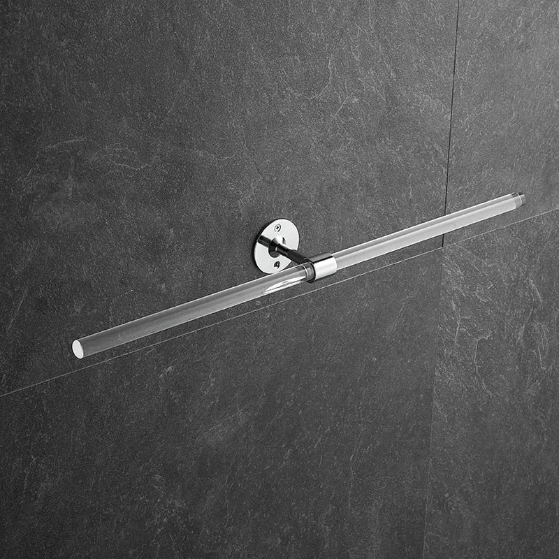 Juego de herrajes para baño modernos y transparentes