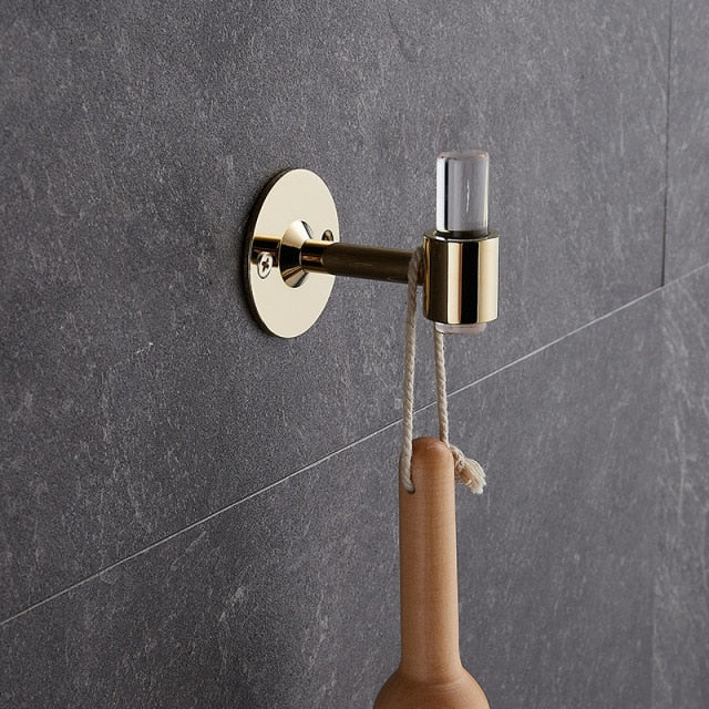Juego de herrajes para baño modernos y transparentes