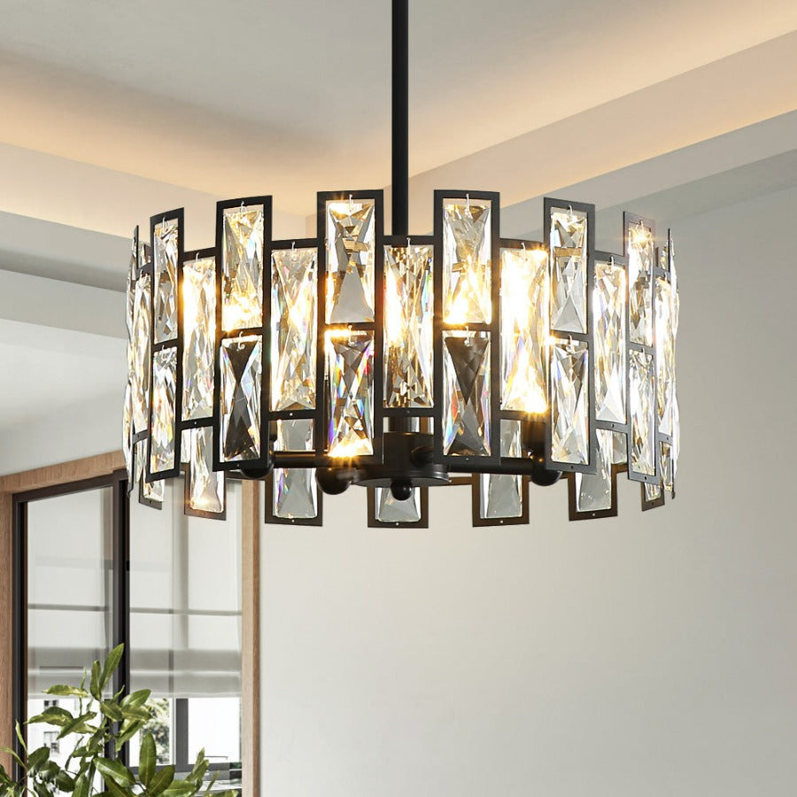 Modern Glass Crystal Chandelier