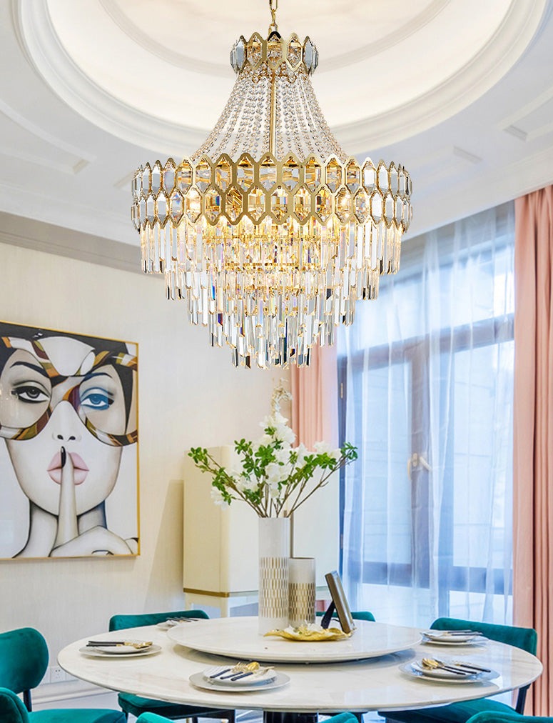 Cassius - Lustre en cristal de verre de luxe