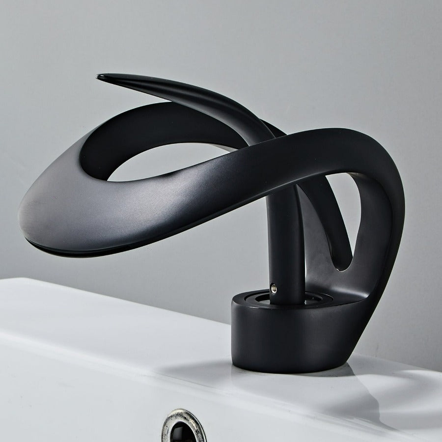 Raven - Modern Curved Bathroom Faucet