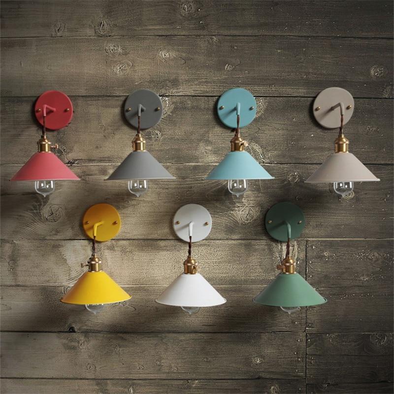 Colorful Vintage Wall Lamps