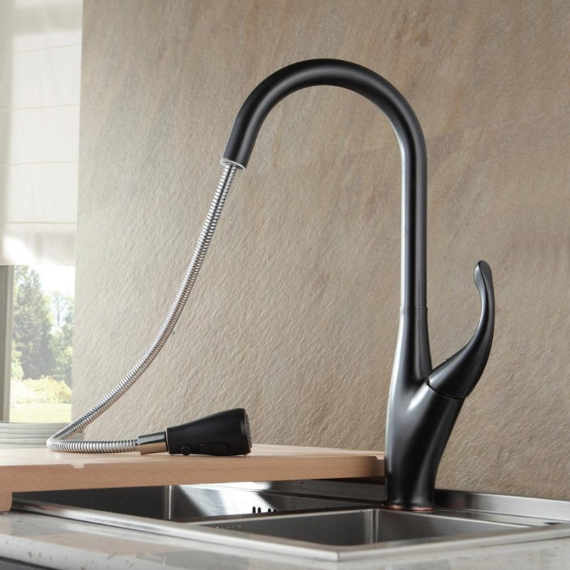 Rayford - Modern Retractable Kitchen Faucet