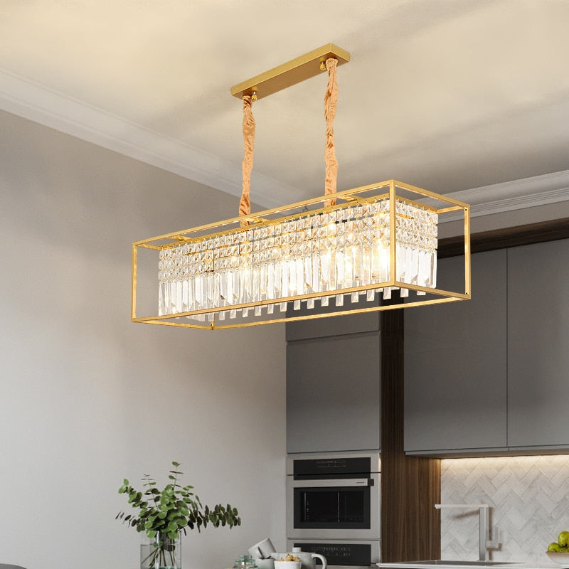 Modern Glass Crystal Chandelier for kitchens