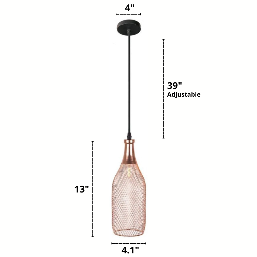Rose - Suspensions cage modernes