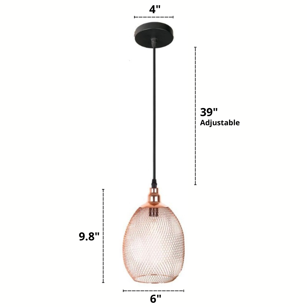 Rose - Suspensions cage modernes