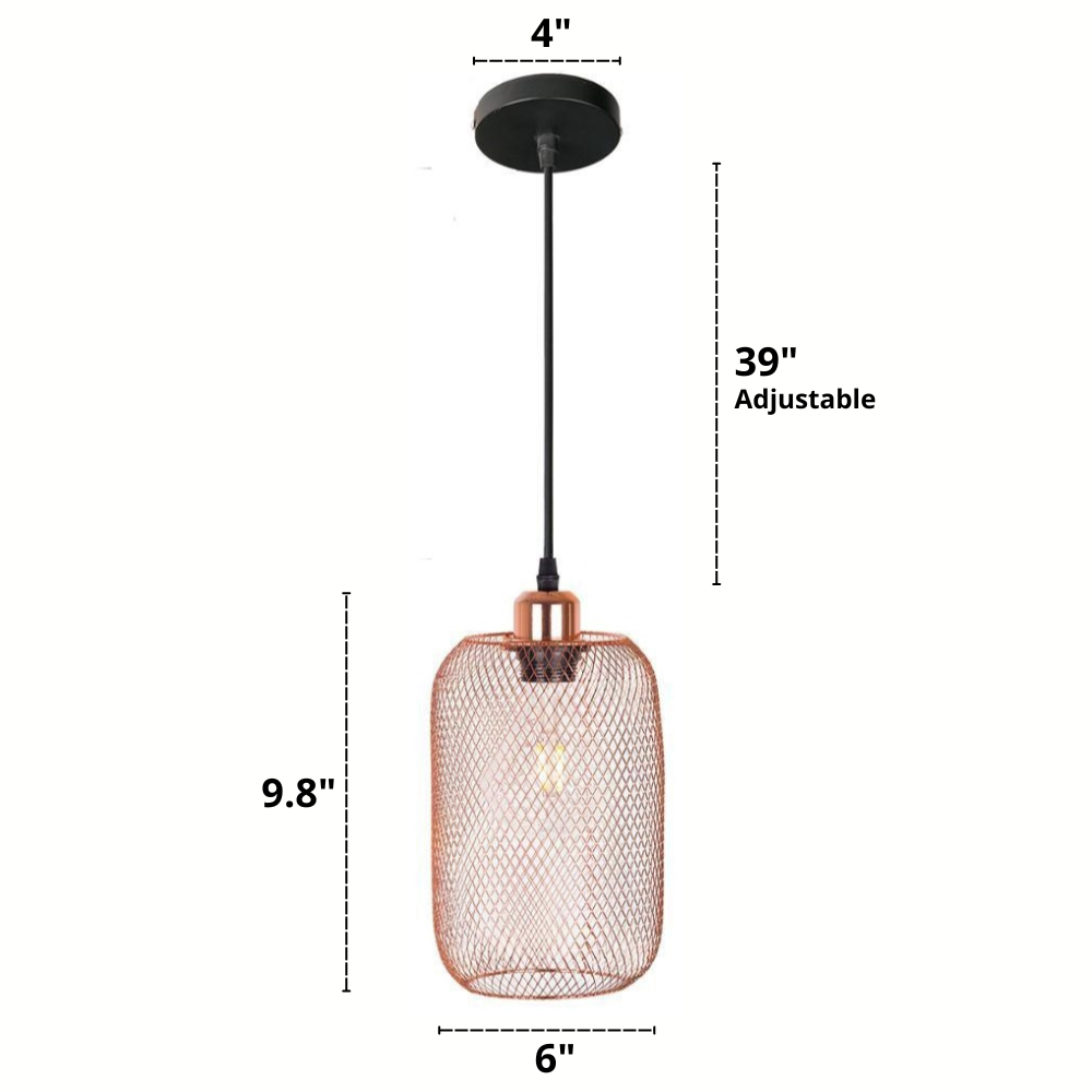 Rose - Suspensions cage modernes