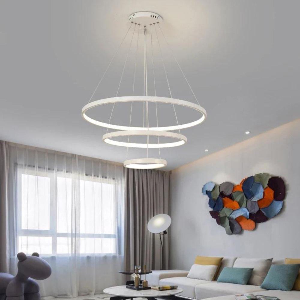 Modern LED Ring Chandelier