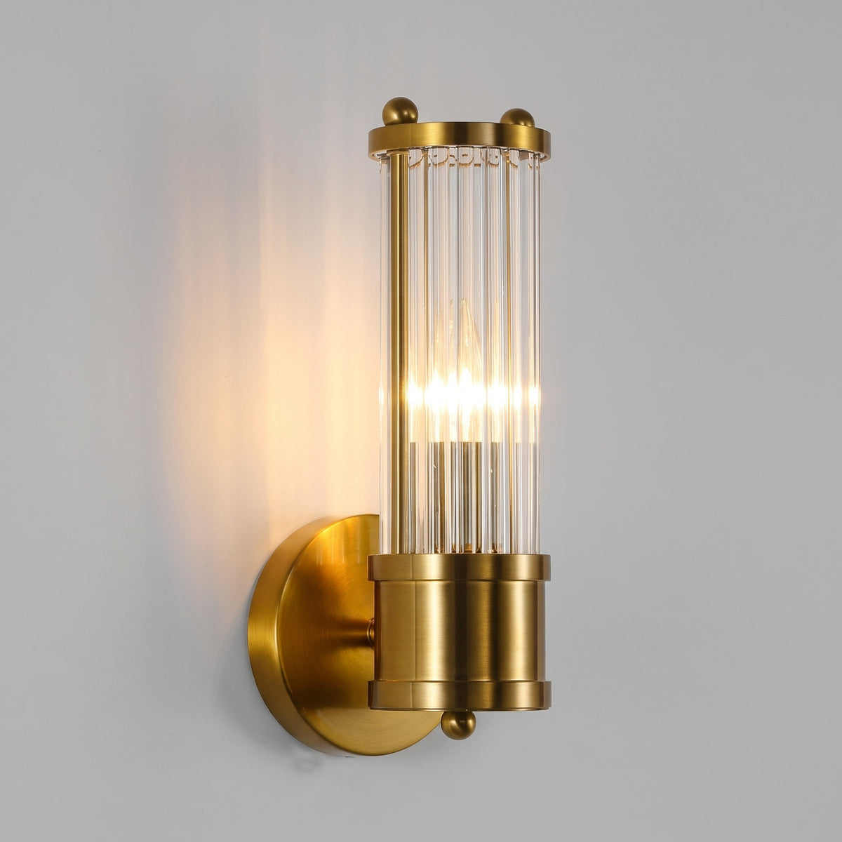 Glass Crystal Wall Sconce