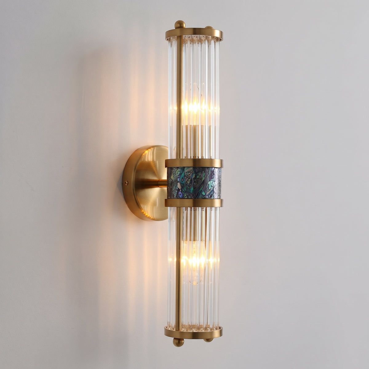Glass Crystal Wall Sconce