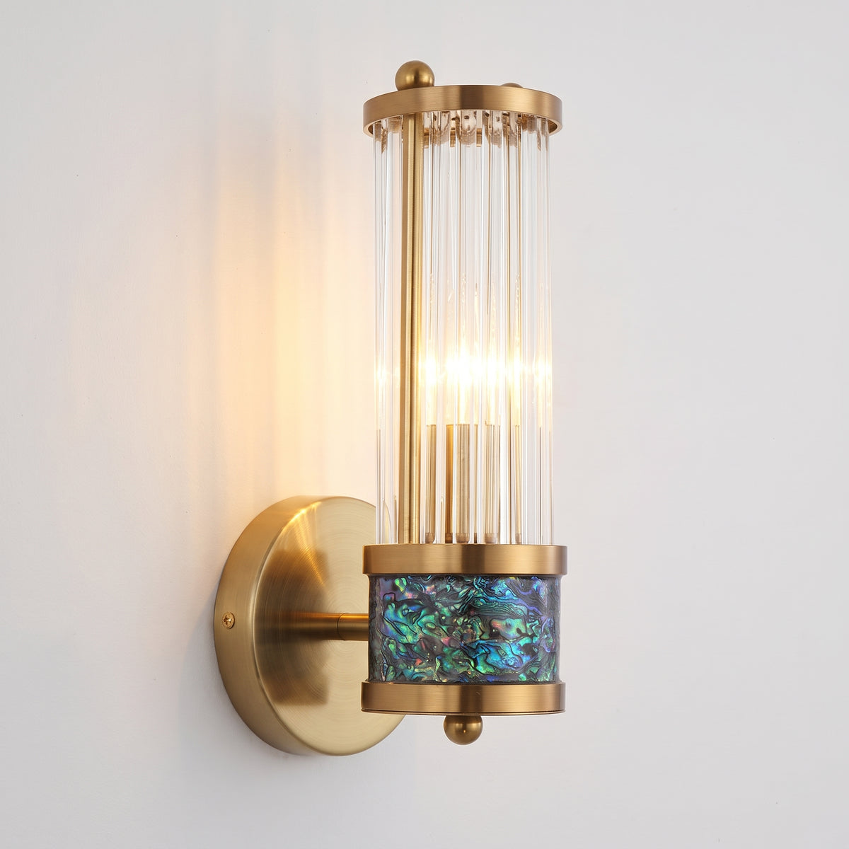 Glass Crystal Wall Sconce