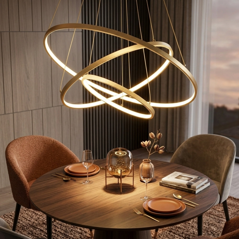 Modern LED Ring Chandelier