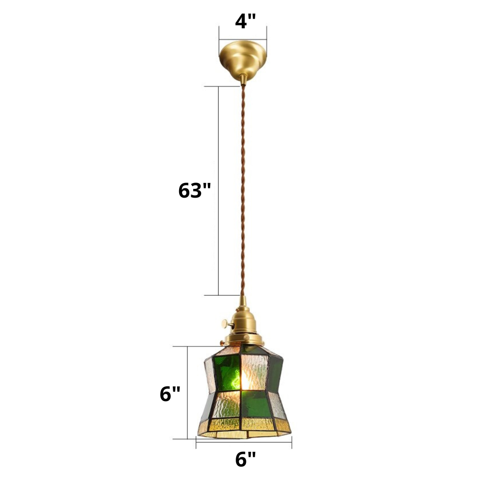 Colorful Stained Glass Pendant Lights