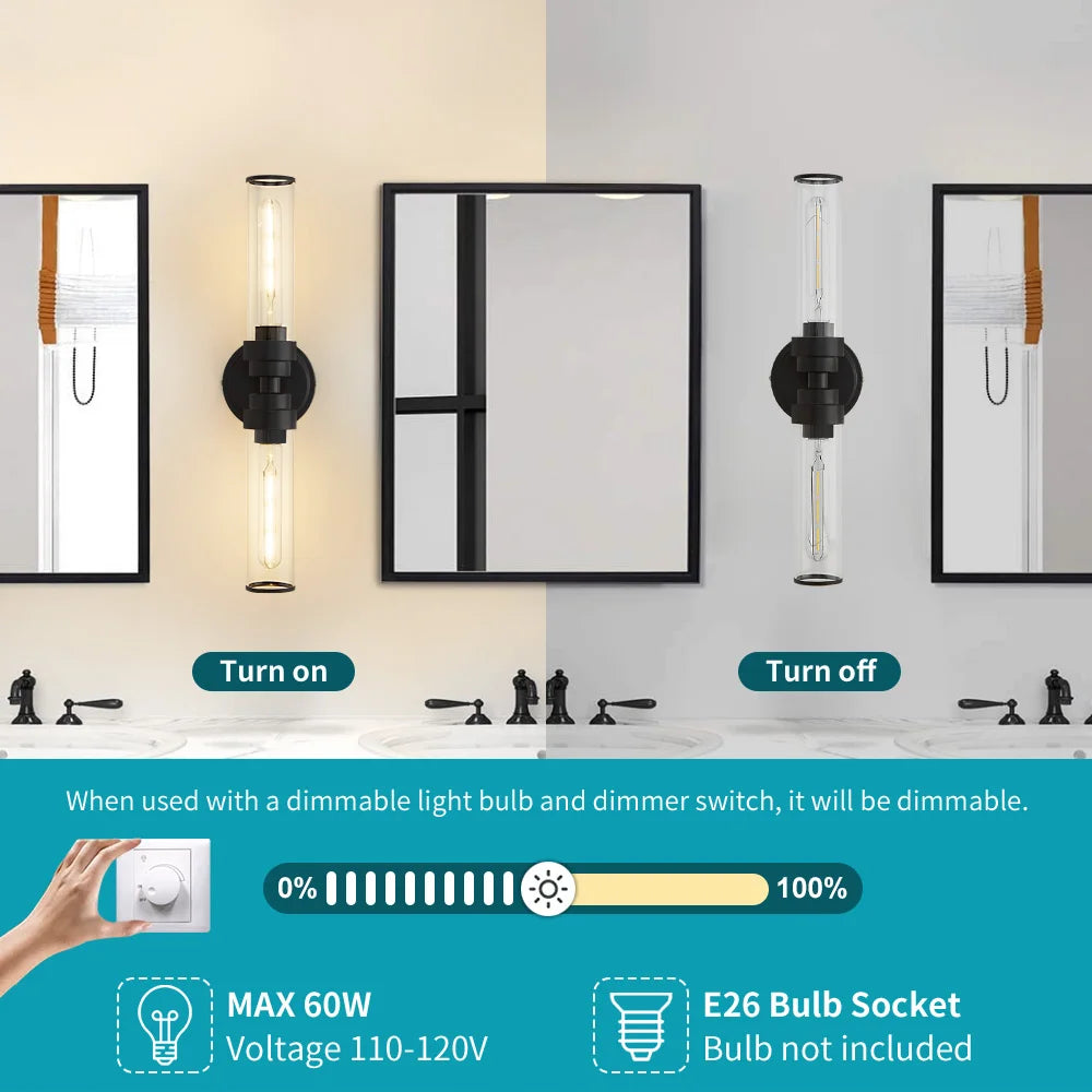 Echo - Two-Bulb Wall/Vanity Sconce