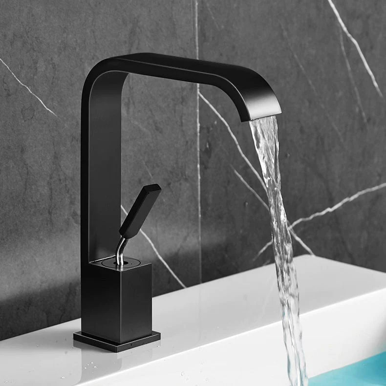 Graham - Modern Curved Bathroom Faucet