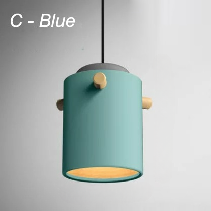 Colorful Wooden Nordic Pendant Lights