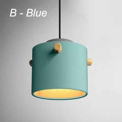 Colorful Wooden Nordic Pendant Lights