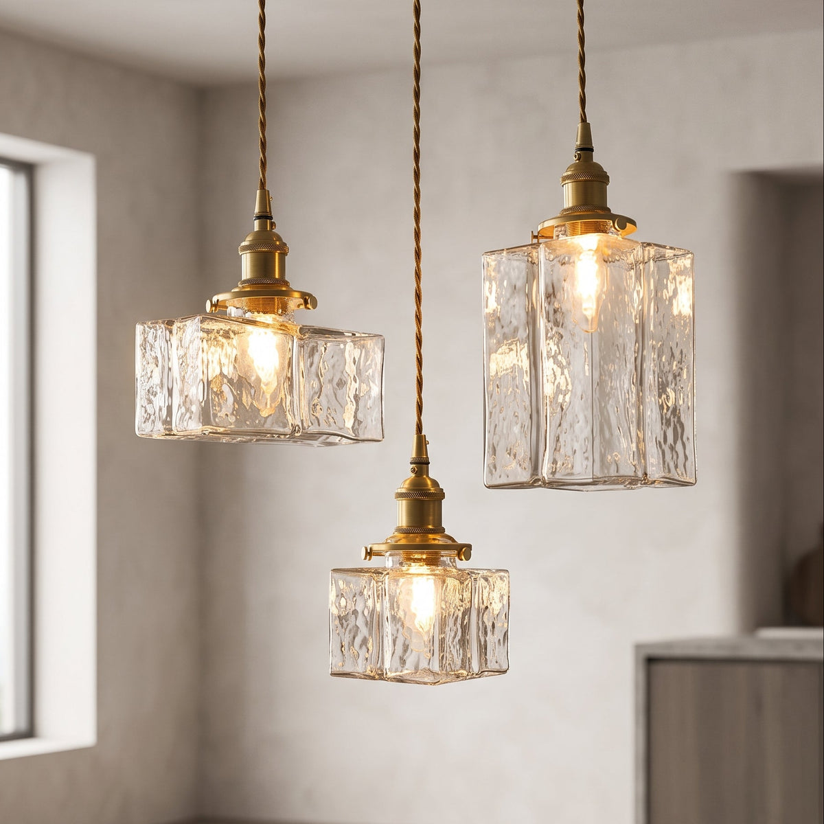 Adonia - Vintage Glass Pendant Lights