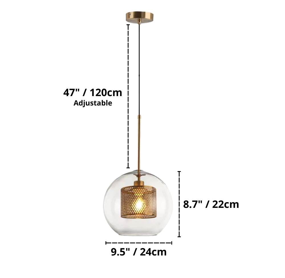 Salena - Glass Pendant Lights