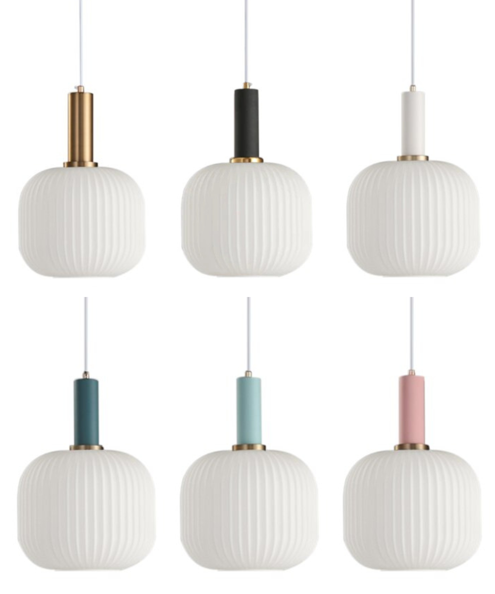 Walden - Vintage Textured Glass Pendant Lights