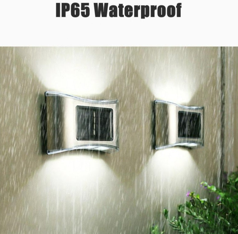 Fully Waterproof Solar LED Outdoor Wall Lights