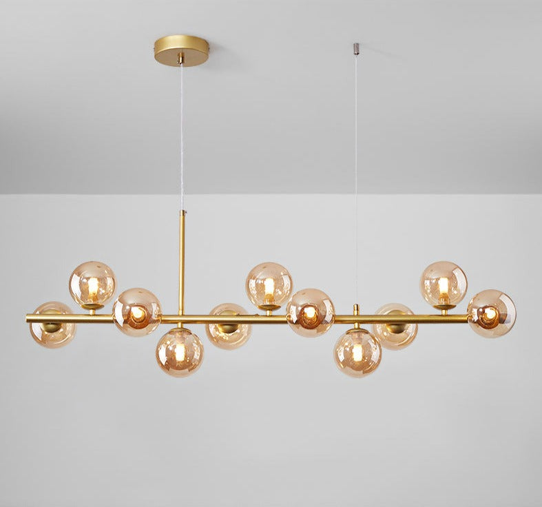 Dalton - Modern Multi-Bulb Horizontal Chandelier