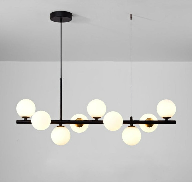 Dalton - Modern Multi-Bulb Horizontal Chandelier