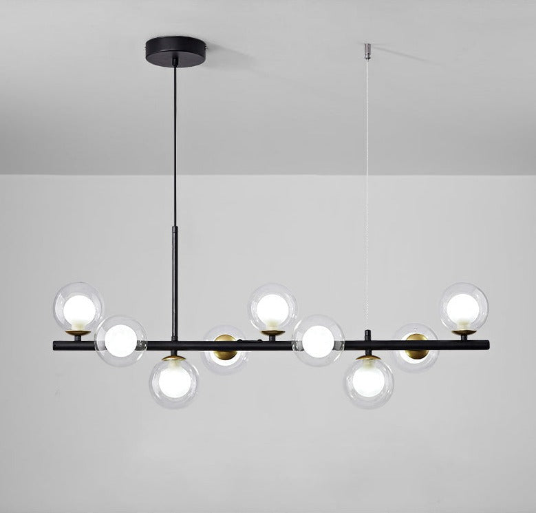 Dalton - Modern Multi-Bulb Horizontal Chandelier