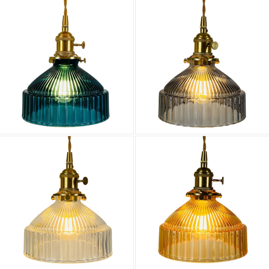 monroe rustic vintage farmhouse colorful pendant lights