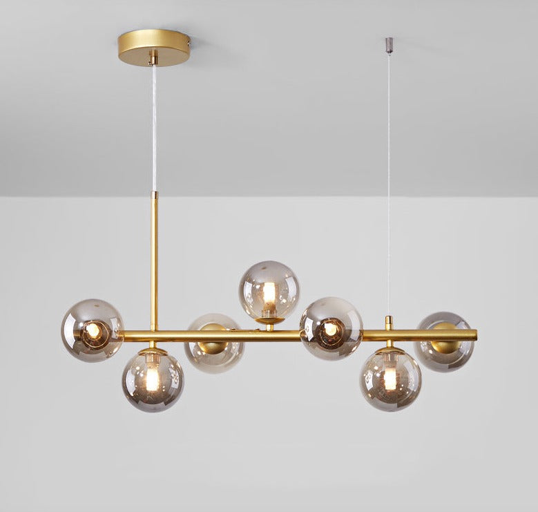 Dalton - Modern Multi-Bulb Horizontal Chandelier