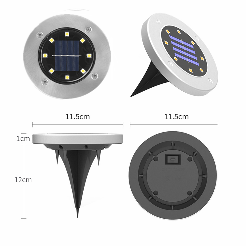 Solar Powered Outdoor Ground Lights