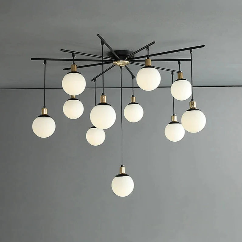 eleven bulb neo chandelier