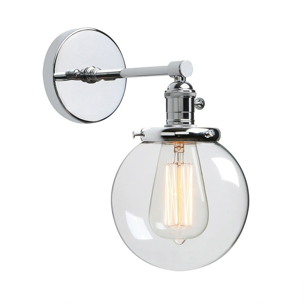 Deacon - Glass Globe Wall Sconce