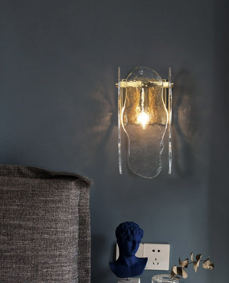 Parisa - Glass & Copper Contemporary Wall Sconce