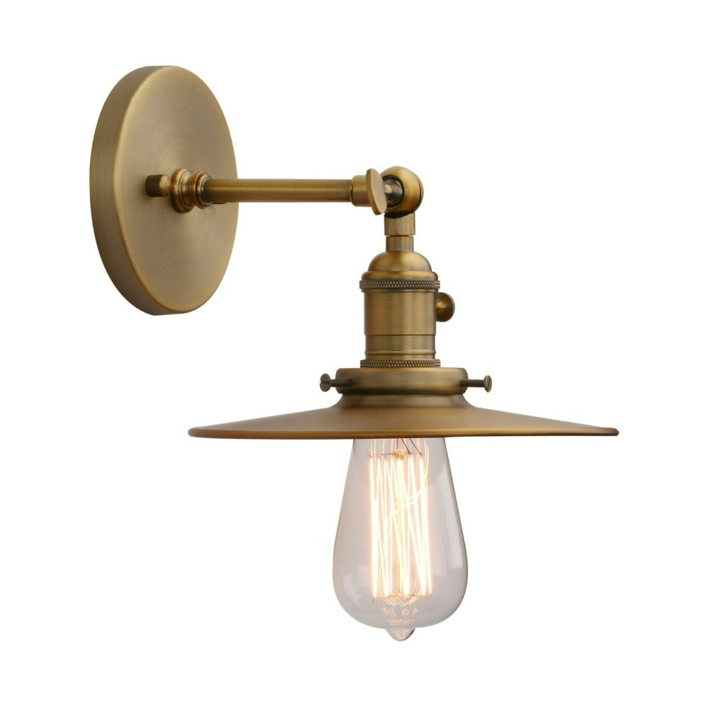 vintage brass farmhouse chic wall lights