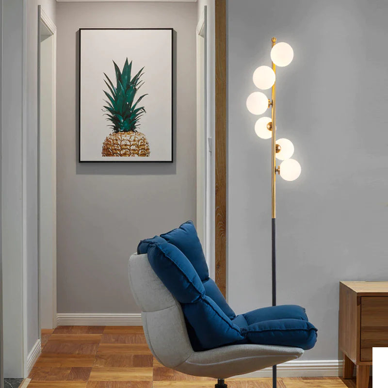 Klarissa - Modern Frosted Multi-Bulb Floor Lamp