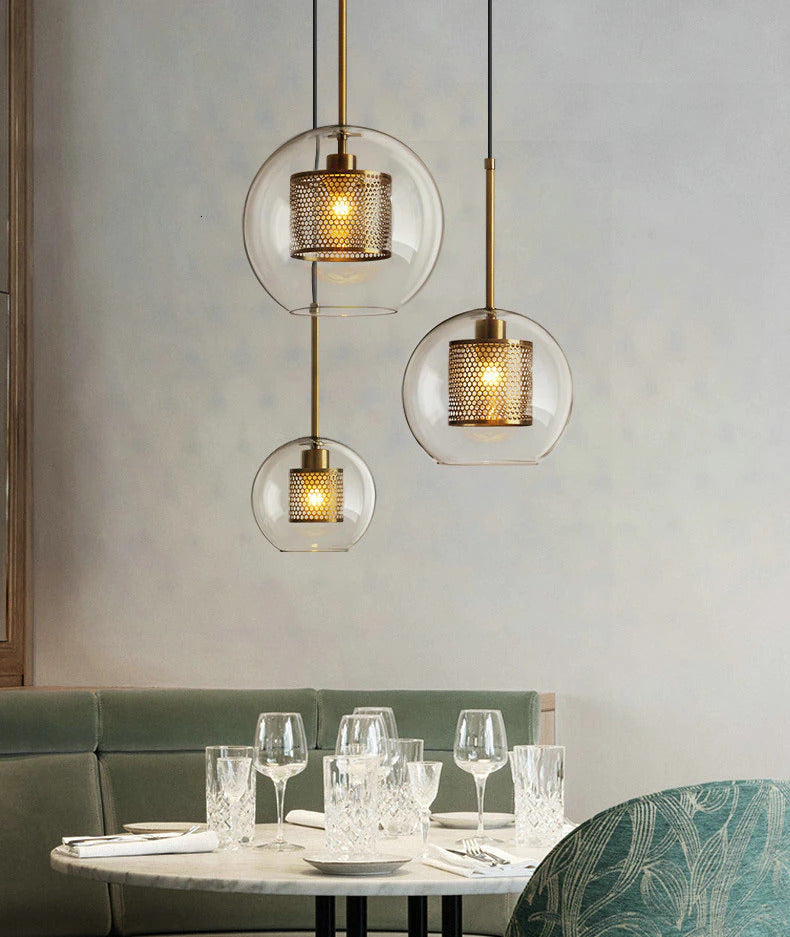 Salena - Glass Pendant Lights