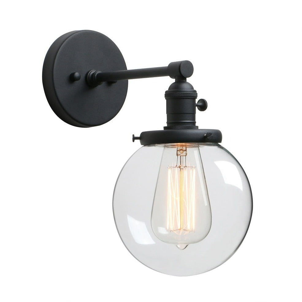 Deacon - Glass Globe Wall Sconce