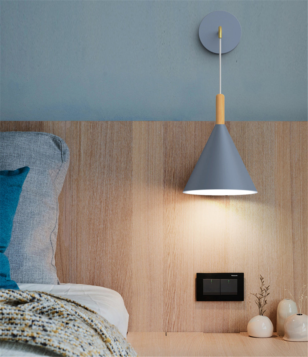 matte gray modern wall lamps